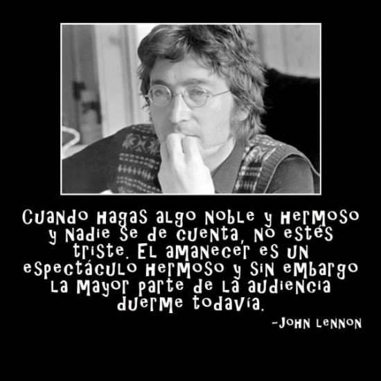 imágenes de John Lennon con frases Celebres (2)