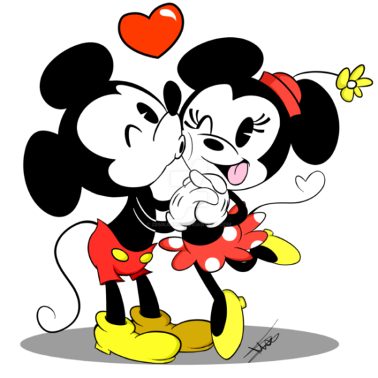 Mickey Mouse y Minnie dibujos (4)