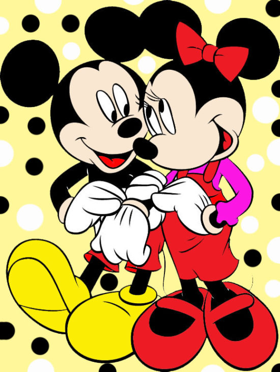 Mickey Mouse y Minnie dibujos (8)
