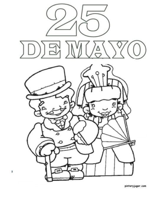 25 de mayo dibujos para niños  colorear (10)