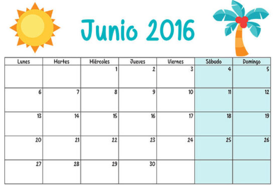 Calendario Junio 2016 imprimir (1)