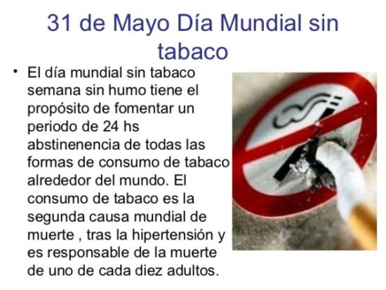 Día Mundial sin Tabaco carteles (10)