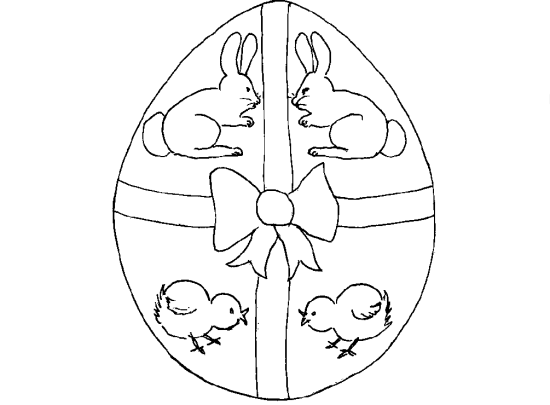 conejos y huevos para colorear Pascuas (1)