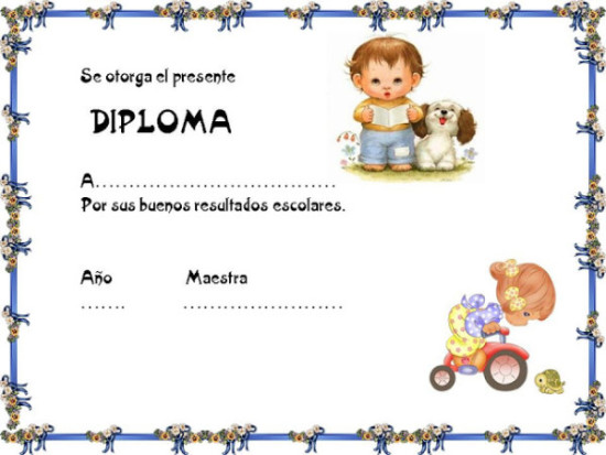 diplomas para niños para dedicar e imprimir (2)
