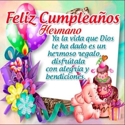 Feliz Cumpleanos Hermano 2 Informacion Imagenes