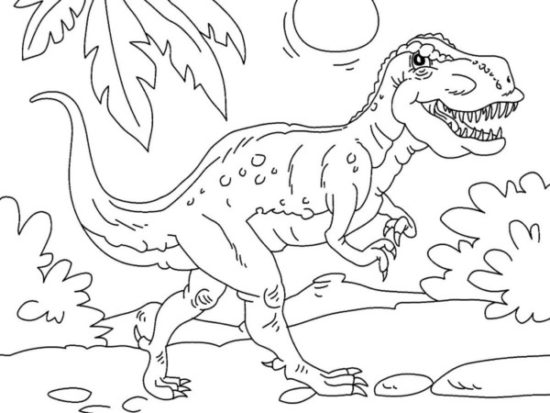 Dinosaurios para colorear dibujos (7)
