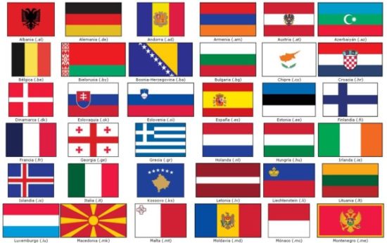 banderas de Europa