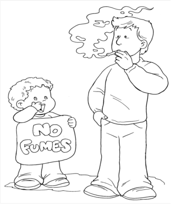dibujos dia sin tabaco para niños (2)