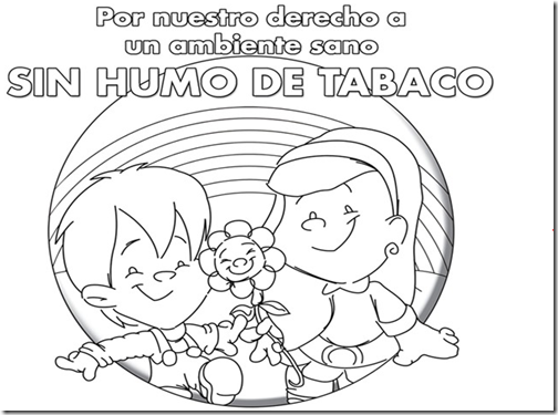 dibujos dia sin tabaco para niños (3)