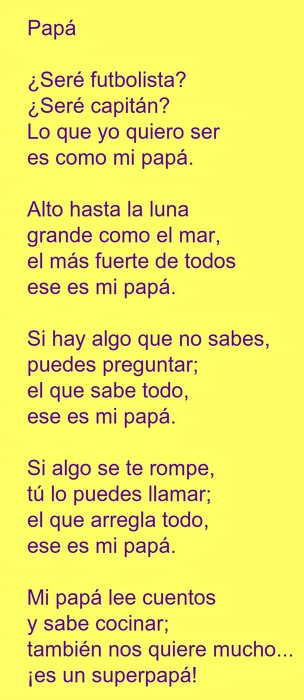 Poesia para el dia del Padre (1)