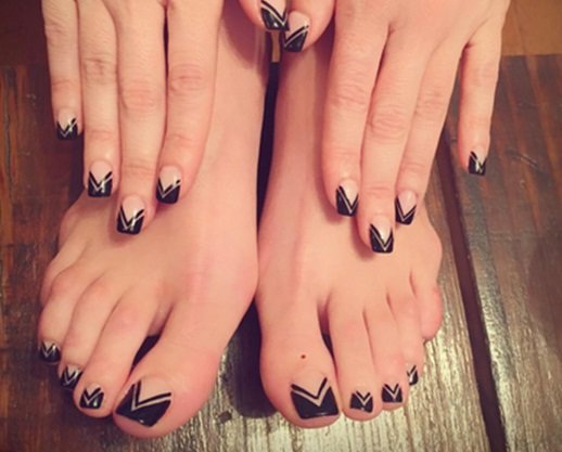 Imágenes de uñas decoradas para pies con hermosos diseños ...