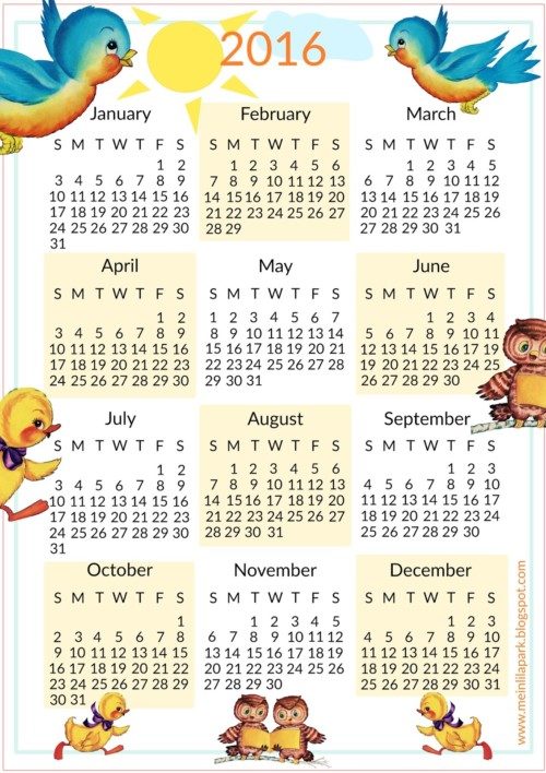 2016_calendar_kids