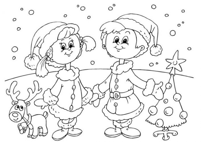 Mejores Dibujos para colorear de Navidad (+50 imágenes) | Información