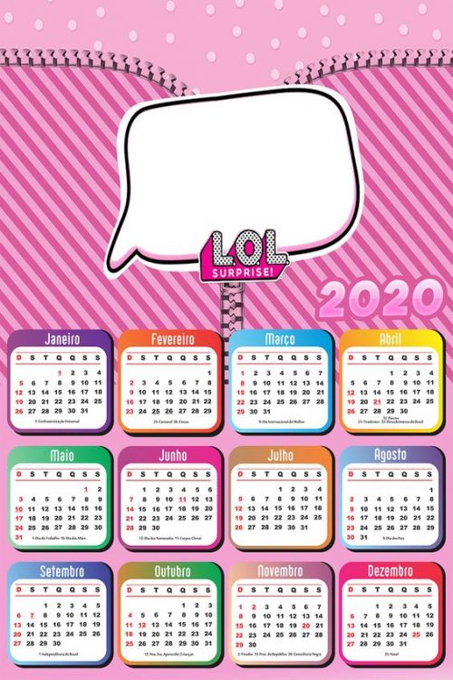 Calendario Abril 2020 Calendario Deco 2020 Tarjetas