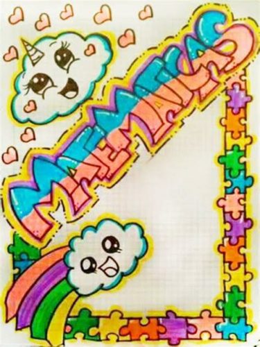 Portadas De Matemáticas Ideas Creativas Bonitas Y Fáciles Dibujos Información Imágenes 4401